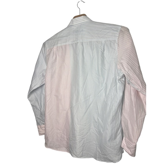 Visconti Black Mens Long Sleeve Style 3624 XL Limited Edition Fabric Pink Blue - Picture 2 of 5